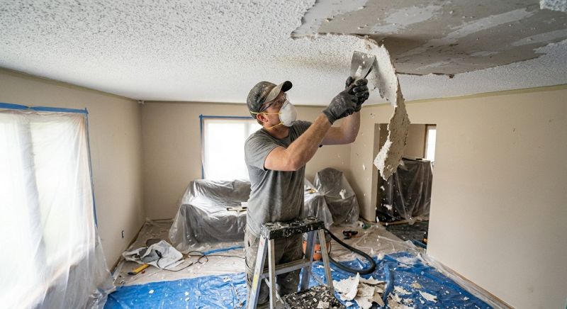 Ceiling Scraping in Dayton, OH