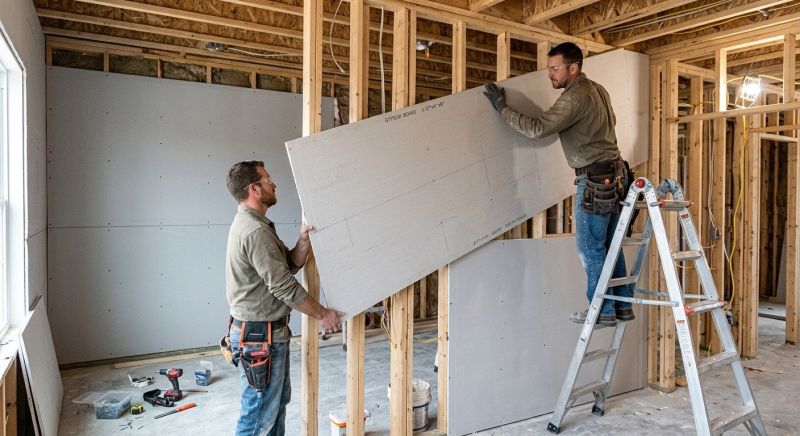 Gypsum Board Installation in Conroe, TX