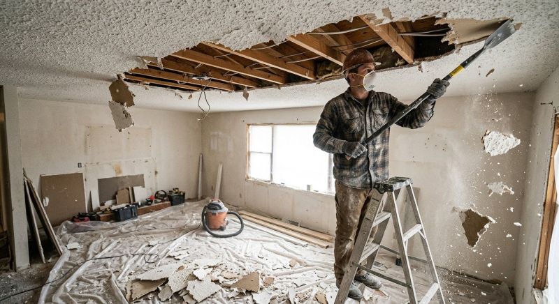 Knockdown Ceiling Removal in Killeen, TX