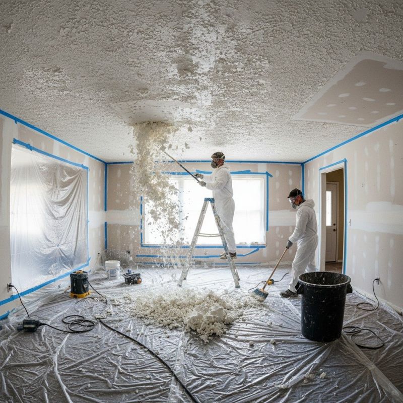 Knockdown Ceiling Removal in Cincinnati, OH