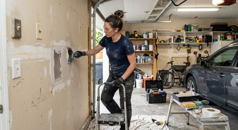 Basement Drywall Repair in Conroe, TX