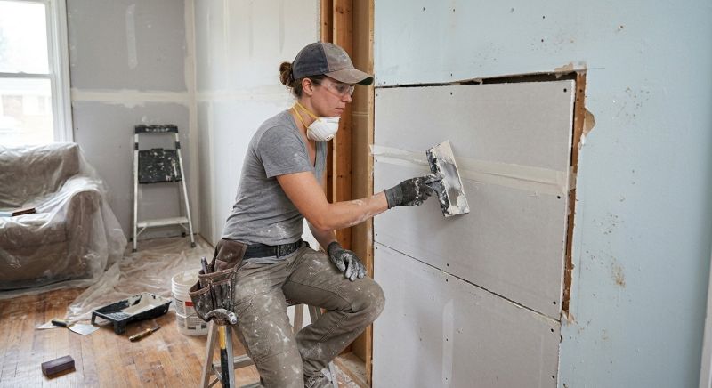 Bedroom Drywall Installation in Denver County, CO