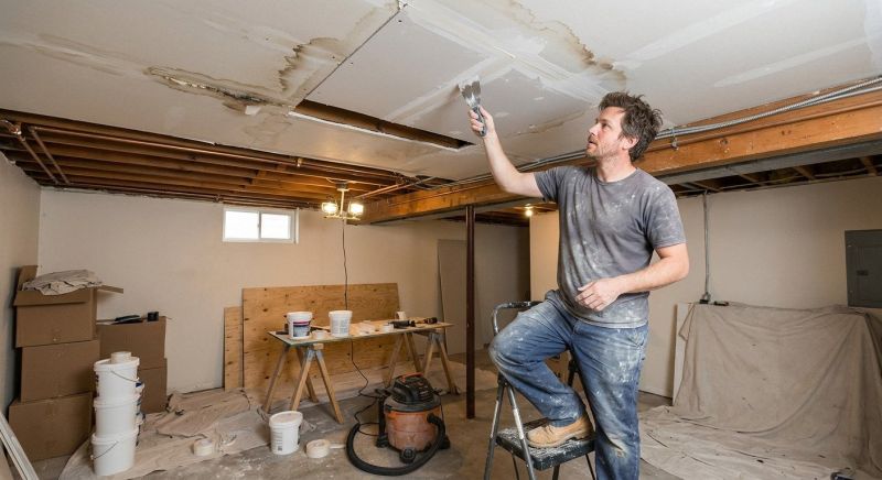 Ceiling Drywall Repair in Kansas City, KS