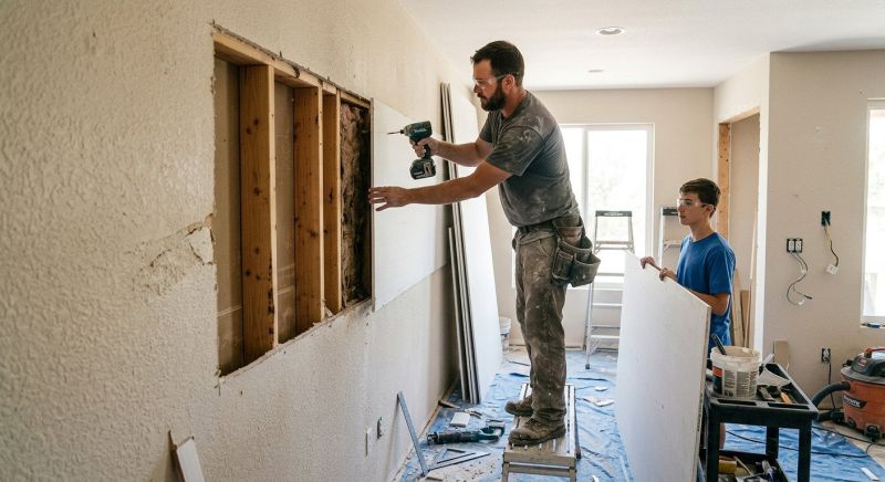 Ceiling Drywall Replacement in Conroe, TX