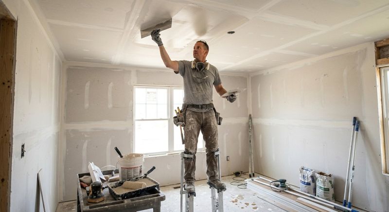 Ceiling Drywall Replacement in Olathe, KS