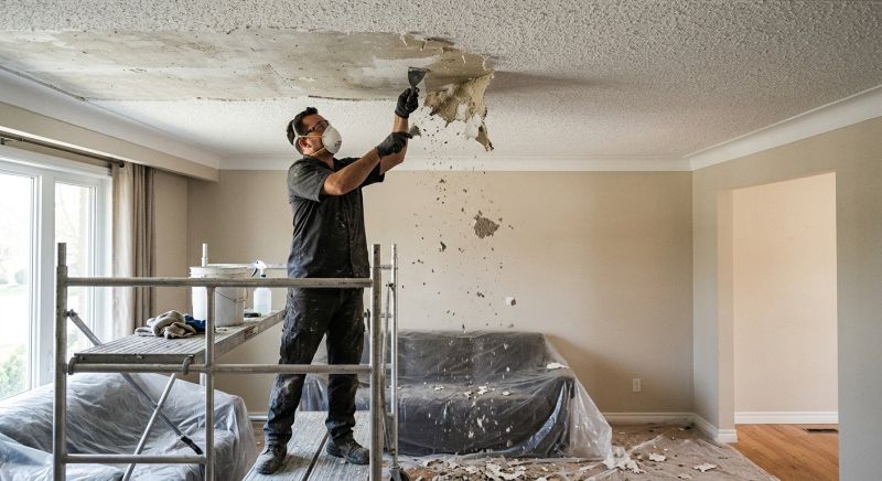 Ceiling Scraping in Overland Park, KS