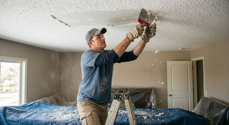 Ceiling Scraping in Terre Haute, IN