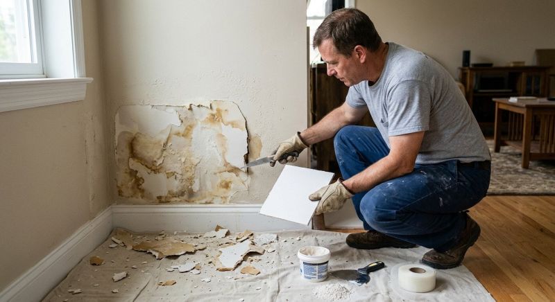 Drywall Water Damage Repair in Kansas City, KS