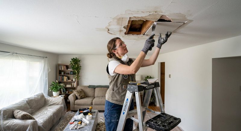 Drywall Water Damage Repair in Wilmington, NC