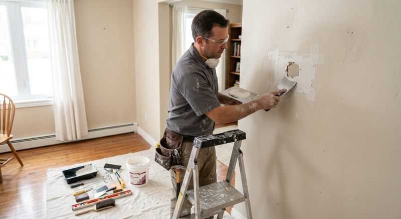 Garage Drywall Repair in Kansas City, KS