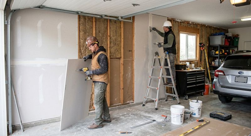 Garage Drywall Replacement in Denver, CO