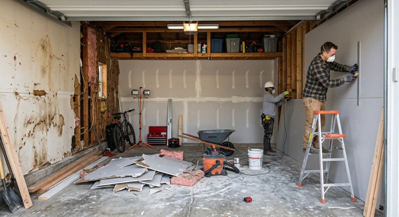 Garage Wallboard Installation in Kansas City, KS