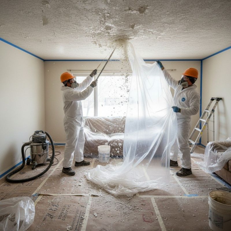 Knockdown Ceiling Removal in Kansas City, KS