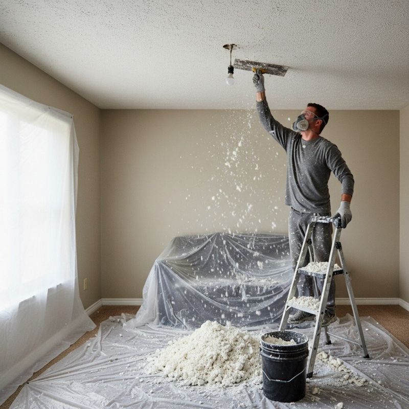 Knockdown Ceiling Removal in Mesa, AZ