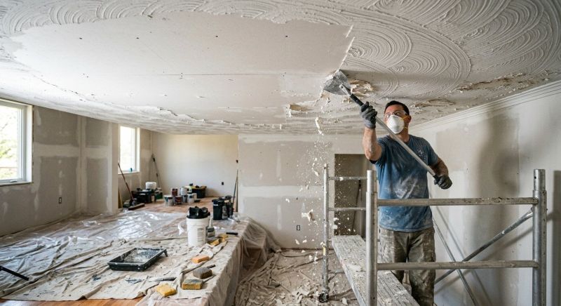 Swirl Ceiling Removal in Boulder, CO