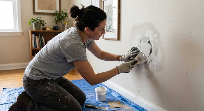 Wall Hole Repair in Conroe, TX